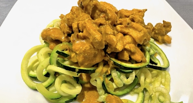 Coconut Chicken Curry with Zoodles